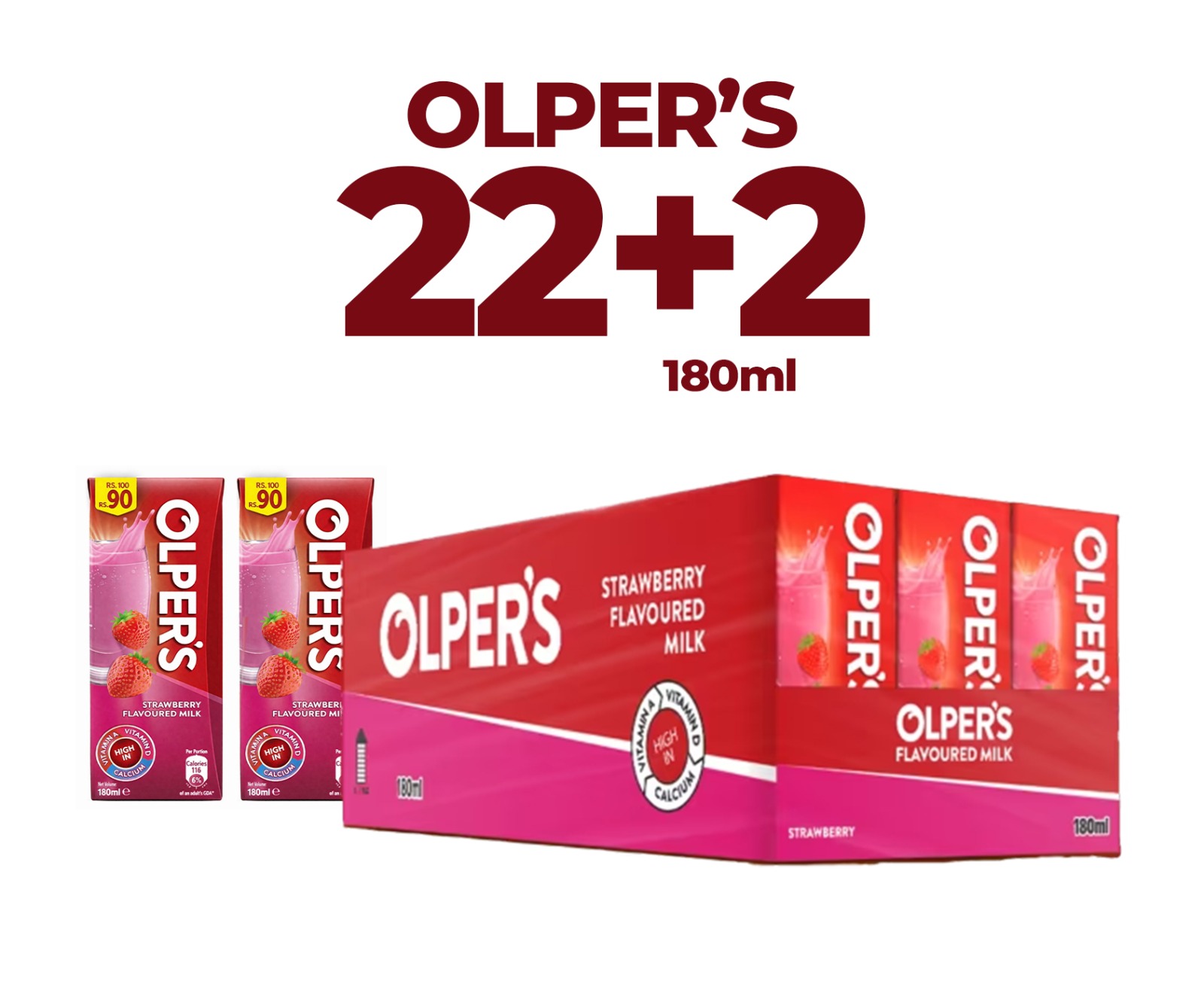 Olpers Strawberry 180ml FM 22+2 CP